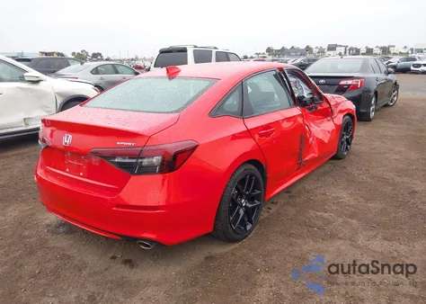 2025 Honda Civic Sport z USA, uszkodzony, nr VIN 2HGFE2F58SH528167